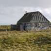 General view of the cottage known as Tigh Fiona Ghall, Balemartine, Tiree, taken from the North-West.