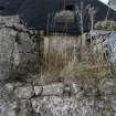 Detailed  view of the Northern window to the front (East) elevation of the traditional cottage in Balemartine, Tiree.