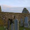 General view of Kirkapol Old Parish Church and Churchyard, Tiree, taken from the South.