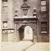 Page 20/5. View of archway in Outer Court, Old College, Glasgow.
Titled: 'Archway in Outer Court, looking towards Inner Court '
PHOTOGRAPH ALBUM NO 146: THE THOMAS ANNAN ALBUM