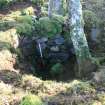 Site 102, Upper Allt Dubh, Kiln bowl with scarcement from W 