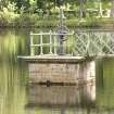 Detail of pump station Glencorse dam, from S.