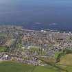 General oblique aerial view of Buckie, looking to the NNW.