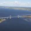 Oblique aerial view of the Kessock Bridge, looking to the ENE.
