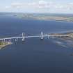 Oblique aerial view of the Kessock Bridge, looking to the NE.