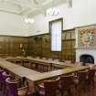 Interior view of the Council Chamber on the first floor of Clydebank Town Hall and Municipal buildings, Clydebank.