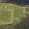 Oblique aerial view of the excavations at the Ness of Brodgar, taken from the ENE.