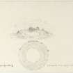Drawing of Newark circle-Logie Crimond.