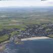 General oblique aerial view of Thurso looking across the bay, taken from the NNE.