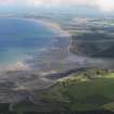 General oblique aerial view of Luce Bay, looking W.