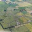 Oblique aerial view Fearn Airfield, looking N.