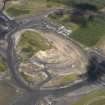 Oblique aerial view of Fife Earth Project at St Ninian's Open Cast Site, taken from the ESE.