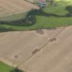 General oblique aerial view of the 2010 excavations at Forteviot, taken from the W.