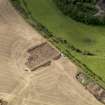 General oblique aerial view of the 2010 excavations at Forteviot, taken from the NE