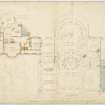 Culzean Castle.
Plan of drawing room floor.
Inscr: 'Culzean Castle. Drawing Room Floor. Wardrop & Reid, Edinbr. June 1877'.