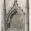 Engraving of tomb of Sir James Douglas.
Titled: 'Monument of Sir James Douglass in the church of Douglass. Drawn and engraved by Edwd. Blore. Proof.'