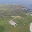 General oblique aerial view of Ruaig, Tiree, looking to the E.