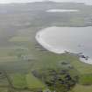 General oblique aerial view of Balephtrish Bay, looking to the W.