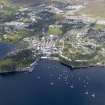 General oblique aerial view of Portree, looking W.