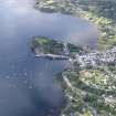 General oblique aerial view of Portree, looking SW.