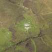 Oblique aerial view of Dun Gearymore, looking N.