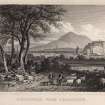 Engraving of Edinburgh from Craigleith.
Titled 'Edinburgh from Craigleith. Drawn by Tho. H. Shepherd. Engraved by W. Tombleton.