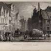 Edinburgh, engraving of the Cowgate, looking east.
Titled, 'Cowgate, looking east, Edinburgh. Tho. H. Shepherd. W. Radclyffe. Jones& Co. Temple of the Muses, Finsbury #Square, London, Dec.22, 1830.'