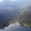 General oblique aerial view of Kilmory Glen, Rum, looking S.