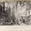 Edinburgh, engraving of St Mary's Wynd from the Pleasance.
Titled 'St Mary's Wynd from the Pleasance, Edinburgh. Drawn by Tho. H. Shepherd. Engraved by J.B.Allen. Published June 1, 1829 by Jones & Co., Temple of the Muses, Finsbury Square, London.'