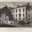Edinburgh, engraving of the Trades Maiden Hospital.
Titled: 'Trades Maiden Hospital. Drawn, Engrd. and pubd. by J. and H.S. Storer, Chapel Street, Pentonville, Oct.1, 1820.'