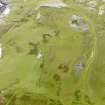 Oblique aerial view of the field system on Druim Mor, taken from the NE.