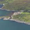 General oblique aerial view of Lussa Bay, Jura, taken from the SE.