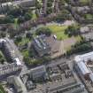 Oblique aerial view of the school, taken from the NNE.