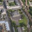 Oblique aerial view of the school, taken from the W.