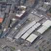 Oblique aerial view of the bus station, taken from the ESE.