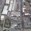 Oblique aerial view of the bus station, taken from the NNW.