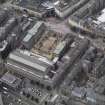 General oblique aerial view of the City Square area, centred on the Caird Hall taken from the E.