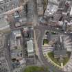 General oblique aerial view of the Albert Square area, centred on the Royal Exchange taken from the WSW.