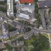 General oblique aerial view of the Perth Road, centred on St Mark's Church taken from the SSE.