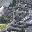 General oblique aerial view of the Perth Road, centred on St Mark's Church taken from the NE.