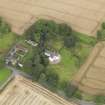 General oblique aerial view of South Balluderon Farm centred on the house, taken from the W.