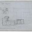 Lerwick, Gressy Loan, Janet Courtney Hostel.
Second floor plan for proposed boy's hostel, Lerwick.