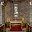 Interior. Ground floor. Chapel. Apse. Detail