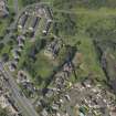 Oblique aerial view of The Elms in Arbroath, taken from the SE.