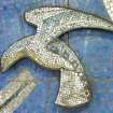 Interior. Main block. Ground floor. Reception area. Mosaic mural. Detail
Holy Cross Primary School, Edinburgh.