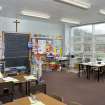 Interior. Upper school. 2nd floor. Typical classroom