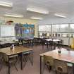 Interior. Upper school. 2nd floor. Typical classroom