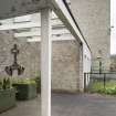 Main block. Main entrance canopy. Detail
