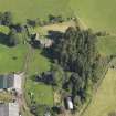 General oblique aerial view of Baldovie Farm, centred on Baldovie farmhouse taken from the WSW.