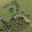 General oblique aerial view of Baldovie Farm, centred on Baldovie farmhouse taken from the SSE.